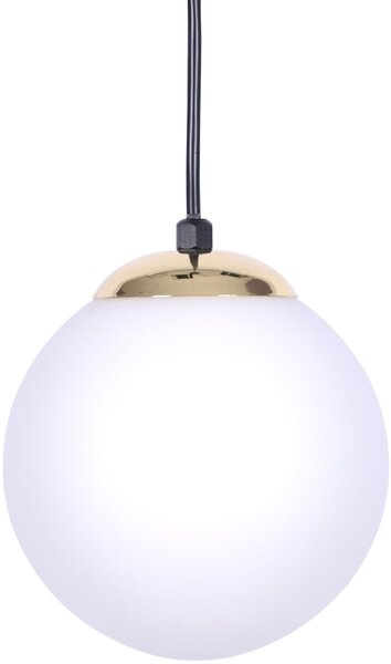 Kaja Isla závěsné svítidlo 1x40 W bílá-černá-patina K-4910