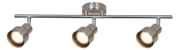 Rabalux bodové svítidlo Blake GU10 3x MAX 50W saténová chromová 3185