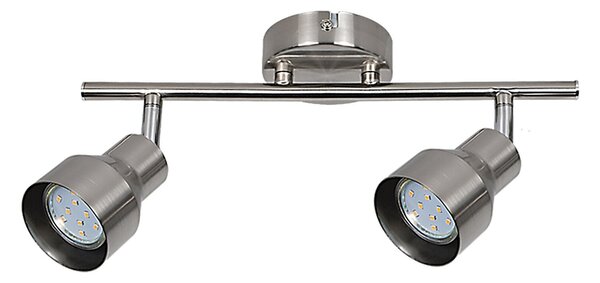Rabalux bodové svítidlo Blake GU10 2x MAX 50W saténová chromová 3184