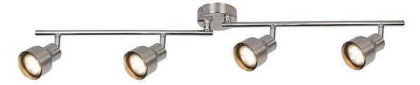 Rabalux bodové svítidlo Blake GU10 4x MAX 50W saténová chromová 3186