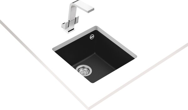 Teka Square dřez tegranit 44x44 cm černá 115230025