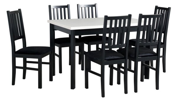 Stůl MAX 5P + Židle NILO 7 (6ks.) DX5