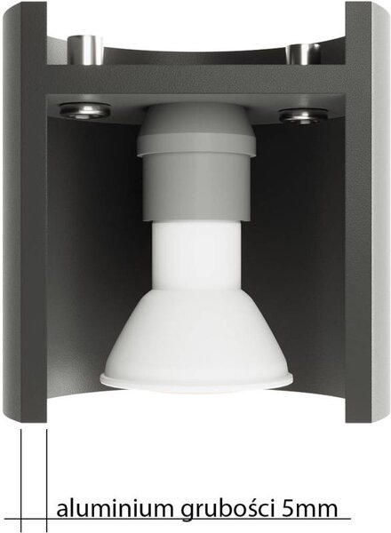 Sollux Lighting Orbis nástěnné svítidlo 1x40 W bílá SL.0050