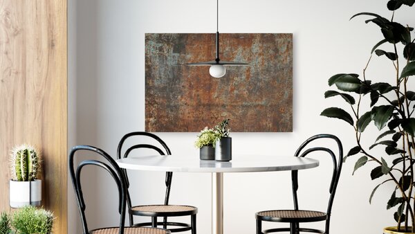 Allboards magnetická metalová tabule s potiskem 60 x 40 cm - koroze,MB64_00007