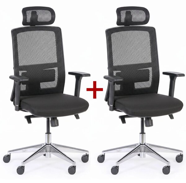 Kancelářská židle NED MF 1+1 ZDARMA, černá