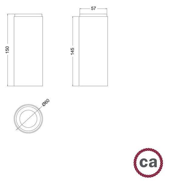 Creative cables Stínidlo Athena s objímkou E27 pro stolní lampu