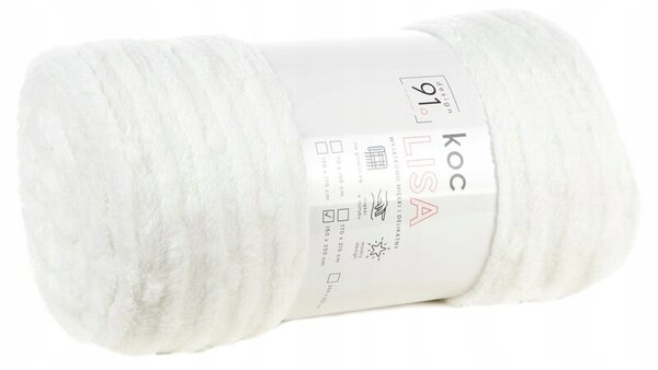 Deka Eurofirany z mikrovlákna 150 cm x 200 cm bílá