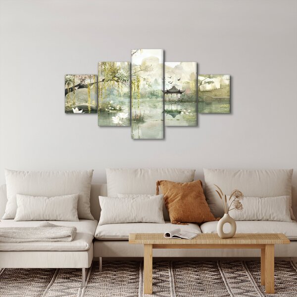 Obraz - Čínské jezero (125x70 cm)