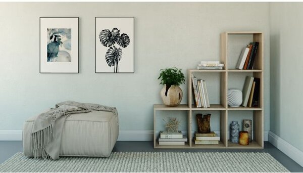 Regál STELLA dub sonoma (115 x 115) cm