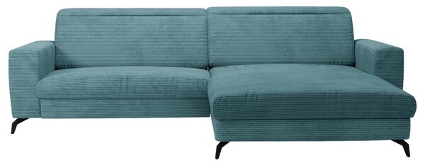 ROHOVÁ SEDAČKA, textil, petrolej Sit & More - Sedací soupravy, Online Only