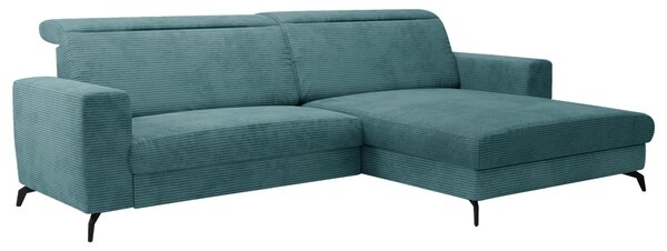 ROHOVÁ SEDAČKA, textil, petrolej Sit & More - Sedací soupravy, Online Only
