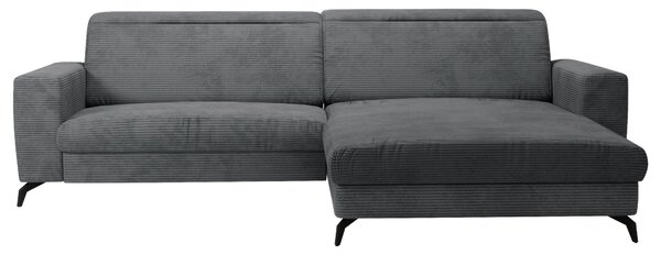ROHOVÁ SEDAČKA, textil, šedá Sit & More - Sedací soupravy, Online Only