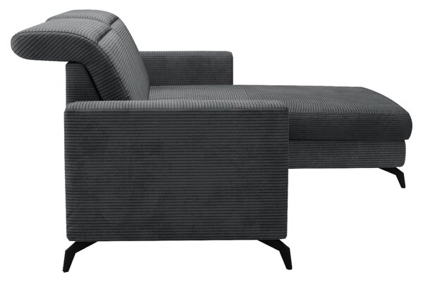 ROHOVÁ SEDAČKA, textil, šedá Sit & More - Sedací soupravy, Online Only