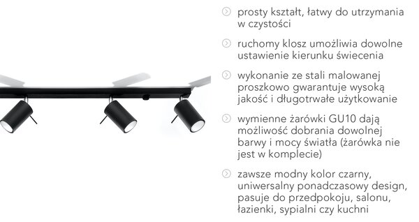 Sollux Lighting Ring stropní světlo 4x40 W černá SL.0332