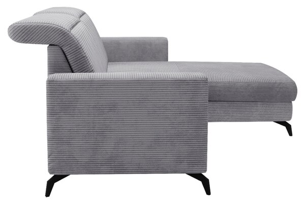 ROHOVÁ SEDAČKA, textil, světle šedá Sit & More - Sedací soupravy, Online Only