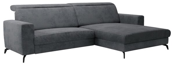 ROHOVÁ SEDAČKA, textil, šedá Sit & More - Sedací soupravy, Online Only