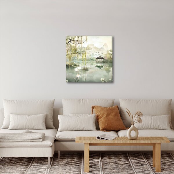 Obraz - Čínské jezero (30x30 cm)