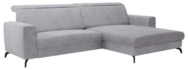 ROHOVÁ SEDAČKA, textil, světle šedá Sit & More - Sedací soupravy, Online Only