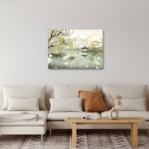 Obraz - Čínské jezero (70x50 cm)