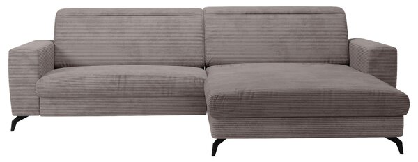 ROHOVÁ SEDAČKA, textil, šedohnědá Sit & More - Sedací soupravy, Online Only