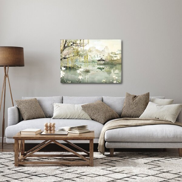 Obraz - Čínské jezero (70x50 cm)