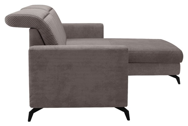 ROHOVÁ SEDAČKA, textil, šedohnědá Sit & More - Sedací soupravy, Online Only