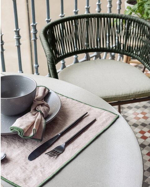 Betonový venkovní jídelní stůl Kave Home Itai, ⌀ 90 cm