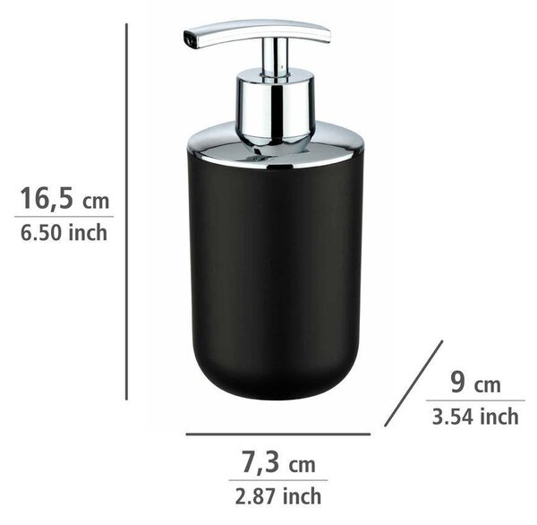 Wenko Brasil dávkovač mýdla 320 ml černá 21209100
