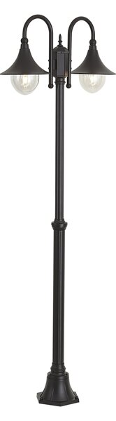 Klasická venkovní lucerna černá 200 cm IP44 - Daphne