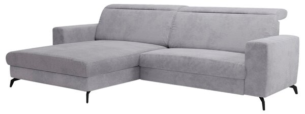 ROHOVÁ SEDAČKA, textil, světle šedá Sit & More - Sedací soupravy, Online Only