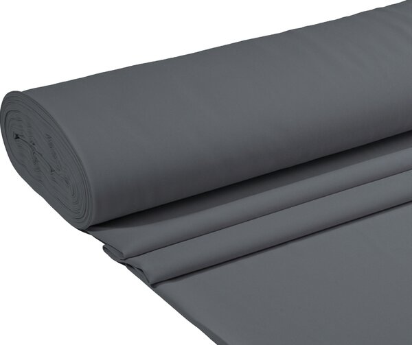 Biante Dekorační kulatý ubrus Rongo RG-076 Šedý Ø 100 cm