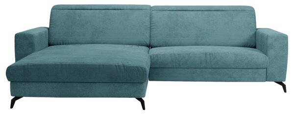 ROHOVÁ SEDAČKA, textil, petrolej Sit & More - Sedací soupravy, Online Only