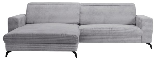 ROHOVÁ SEDAČKA, textil, světle šedá Sit & More - Sedací soupravy, Online Only