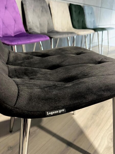 Elegantní jídelní židle sametová béžová s kovovými nohami zlaté barvy - čalouněná židle moderní, čalouněná, robustní, obývací židle do jídelny, kuchyně a domácí kanceláře (černostříbrná)