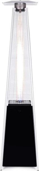 MultiGarden BFH-A-PC Terasový plynový ohřívač se skleněným krytem, 13 kW, černý