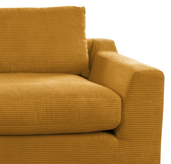 POHOVKA BIG SOFA, textil, hořčicově žlutá Sit & More - Pohovky, Online Only