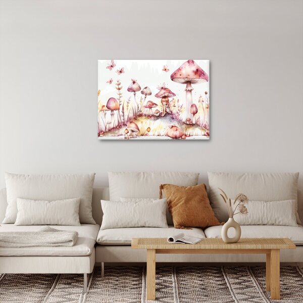 Obraz - Růžová víla (70x50 cm)