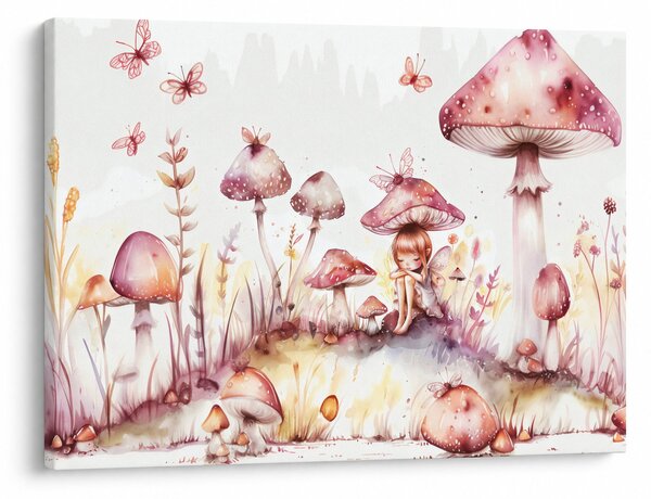 Obraz - Růžová víla (70x50 cm)