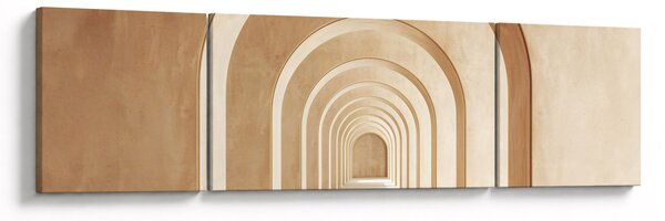 Obraz - Béžový průchod (170x50 cm)