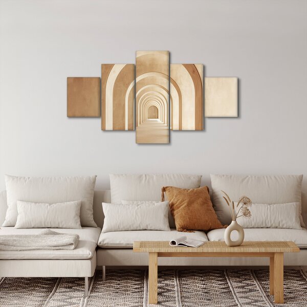 Obraz - Béžový průchod (125x70 cm)