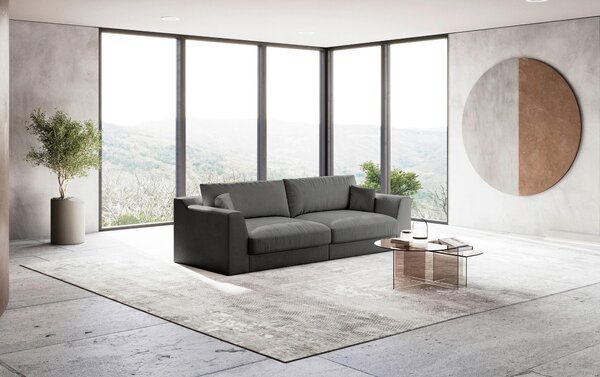 POHOVKA BIG SOFA, textil, tmavě šedá Sit & More - Pohovky, Online Only