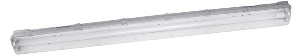 LED vlhkuodolné svítidlo 2x15W, 1200mm Studená Bílá