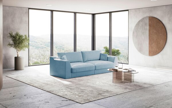 POHOVKA BIG SOFA, textil, světle modrá Sit & More - Pohovky, Online Only