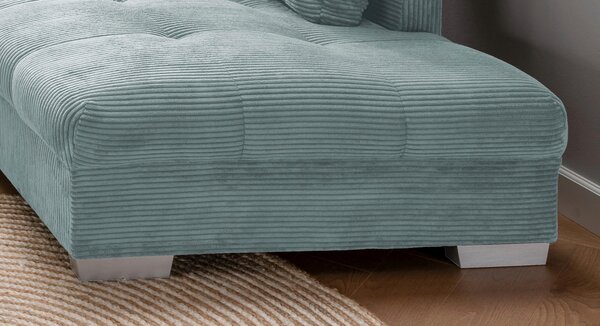 ROHOVÁ SEDAČKA, textil, světle modrá P & B - Sedací soupravy, Online Only