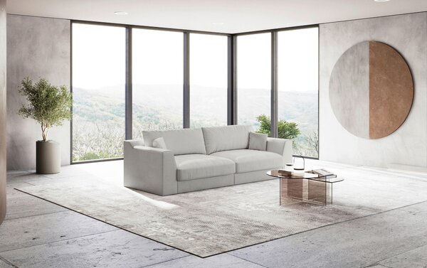 POHOVKA BIG SOFA, textil, světle šedá Sit & More - Pohovky, Online Only