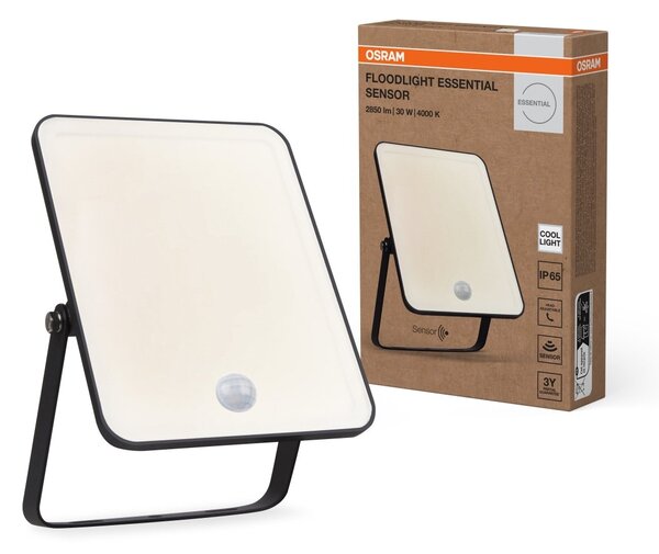 Venkovní Svítidlo Essential se senzorem 30W, Studená Bílá