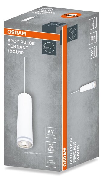 Bílá Bodovka PULSE 1xGU10 ZÁVĚSNÉ