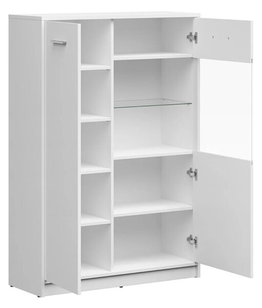 NEPO PLUS vitrína REG1D1W/90, bílá