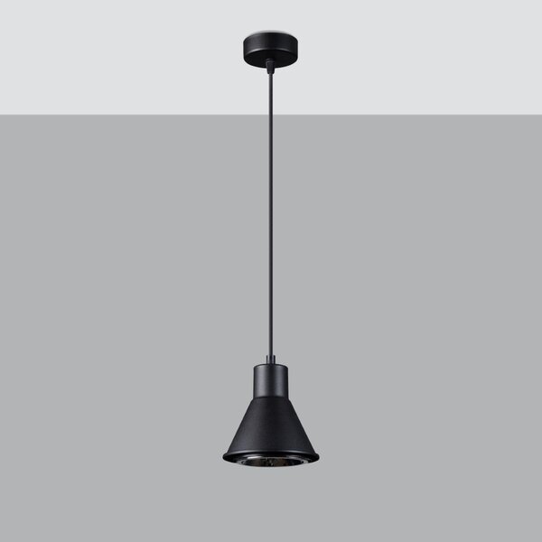 Sollux Lighting Závěsné svítidlo TALEJA 1 Černá [ES111]