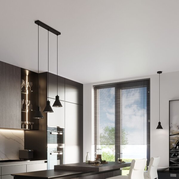 Sollux Lighting Závěsné svítidlo TALEJA 1 Černá [ES111]